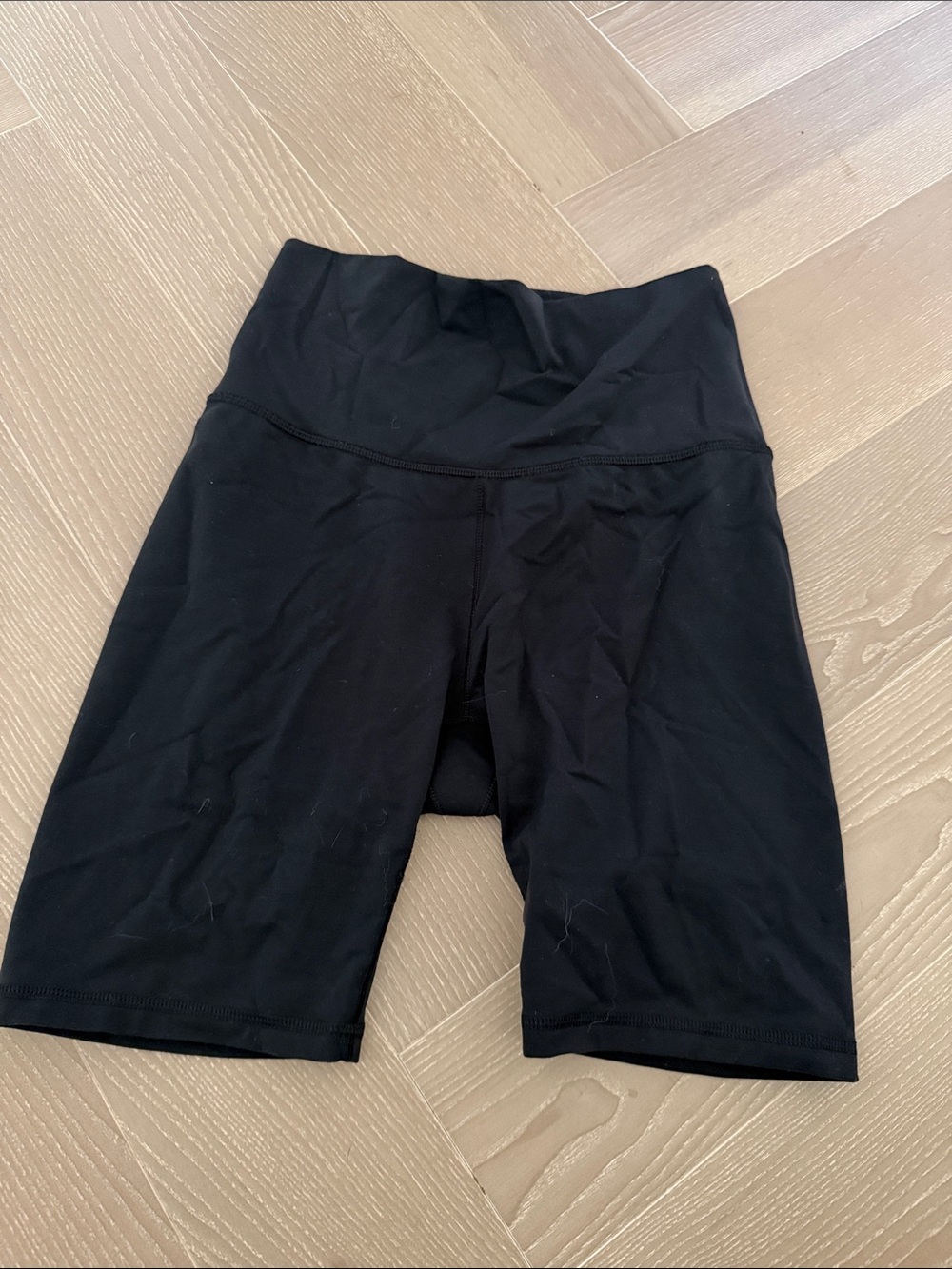 Calla Black High-Rise Women's Bike Shorts – Supportive Stretch S